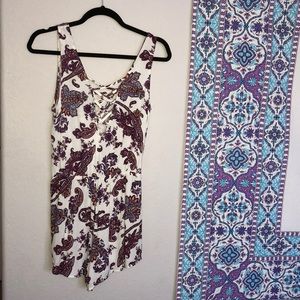 Kendall and Kylie printed romper